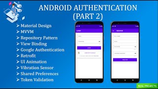 Android Login and Registration Functionality Using Kotlin  Part 2 [upl. by Derrek]