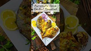 Aaromatic Spice Grilled Pomfret pomfretrecipe grilledfish [upl. by Yelich]