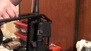 AR 15 Angled ForeGrip Install [upl. by Nauquf]