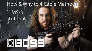 Boss MS3  How and Why to use 4 cable method [upl. by Ingamar833]