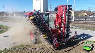 Fendt 826  Maschio Kreiselegge  DJI [upl. by Larochelle]