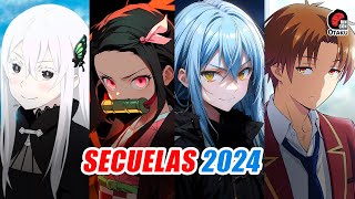 🤩 10 SECUELAS DE ANIME MÁS ESPERADAS DE 2024  Rincón Otaku [upl. by Etoile887]