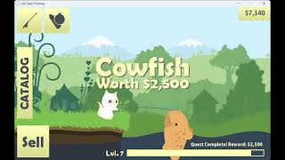 Cowfish gets bested  Cat goes fishing 2 [upl. by Zarger]