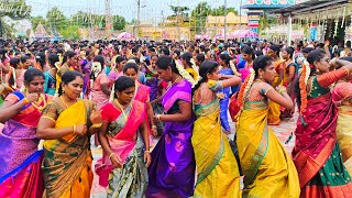 பேராவூர் முளைப்பாரி திருவிழா  கும்மிஆட்டம்  கும்மிபாட்டு  Ramanathapuram  Peravoor festival [upl. by Alyaj]