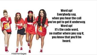 Word Up  Little Mix Lyrics [upl. by Coussoule534]