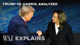 Trump vs Harris Highlights Fiery Debate Puts Former President on Defense  WSJ [upl. by Ahsiakal]