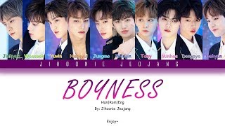 PRODUCE X 101  BOYNESS 소년미 少年美 Color Coded HanRomEng Lyrics [upl. by Morell]