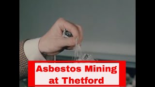 CANADIAN ASBESTOS MINING AT THETFORD 1960s PROMOTIONAL FILM 79644 [upl. by Rafaello]