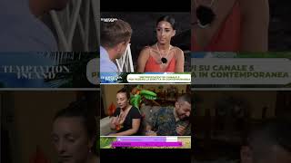 FALO DI CONFRONTO MANUEL E FRANCESCA PUNTATA 5 TEMPTATION ISLAND 2023 shorts temptationisland [upl. by Hgeilhsa]