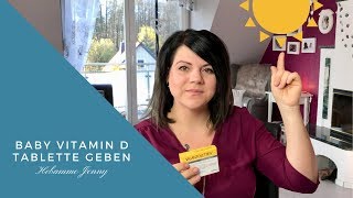 Baby Vitamin D Tablette geben Rachitisprophylaxe Alternativen Hebammentipps Hebamme Jenny [upl. by Rezzani]