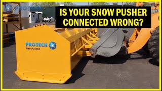 How To Connect A Snow Pusher  Pro Tech Sno Pusher [upl. by Germin8]