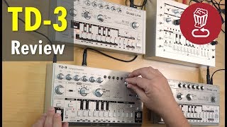 BEHRINGER TD3 Review amp tutorial  vs TB303 RE303 and x0xb0x TD3SR [upl. by Caralie]