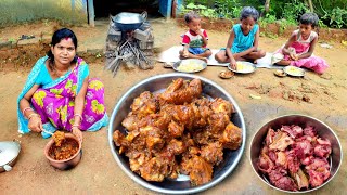 Handi Chicken Curry Recipe Chicken curry Cooking and Eating Village Style Village cooking [upl. by Avner]