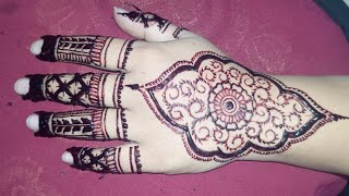 Aesthetic tikki Mehndi design  Simple amp Easy Mehndi design AestheticHennaByAyatlk7ln [upl. by Handler]