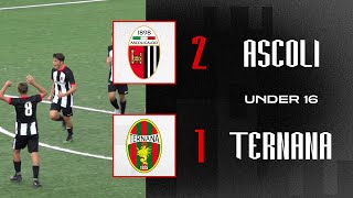 Highlights Under 16  AscoliTernana 21  Ascoli Calcio [upl. by Aryas]