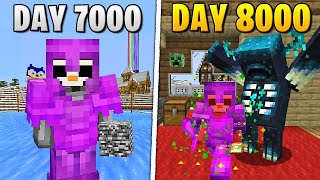 I Survived 8000 Days in HARDCORE Minecraft [upl. by Niveek57]