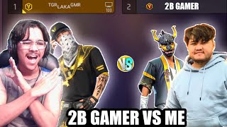 2b Gamer vs Laka Gamer😬 My hater challenge me for 1 vs 1  Garena free fire [upl. by Fiertz]