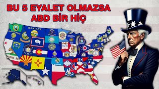 Amerika Birleşik Devletlerinin En Önemli 5 Eyaleti [upl. by Studley]