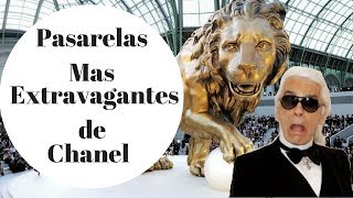 Top 5  Las Pasarelas Mas Extravagantes de Chanel [upl. by Madonna]