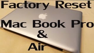 How to  Factory Reset  Hard Reset Your MacBook Pro amp Air Easiest Method [upl. by Adriel]