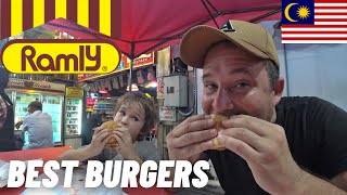 WE FINALLY GOT THE BEST STREET FOOD BURGERS IN THE WORLD  RAMLY [upl. by Frierson]