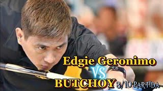 Edgie Geronimo 🆚 Butchoy 810 partida 🎱 10 balls 🎱 Race 17 🔥 [upl. by Eidissac]