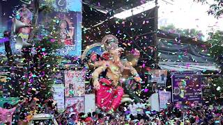 Umarkhadi Cha Raja 2018  Ganpati Aagman Sohala  Dev Majha [upl. by Sitoiganap]