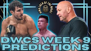 Dana Whites Contender Series 2024 Week 9 Predictions [upl. by Aisyla]