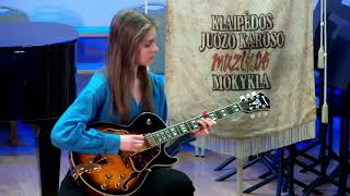 Dominyka Mauliūtė  DNatural Blues Wes Montgomery [upl. by Andreana]