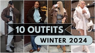 10 Winter Outfit Inspiration for Women 2024  Trendy amp Chic Looks [upl. by Enitsirk]