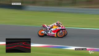 GP ARGENTINA MARQUEZ VS PEDROSA [upl. by Sordnaxela351]