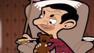 Eating Teddys Sandwich  Funny Clip  Mr Bean Official Cartoon [upl. by Nosral]