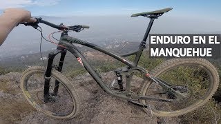 Mountain Bike Enduro Viviendo en Santiago Bicicleta en el Cerro Manquehue [upl. by Cruce741]