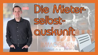 📃Die Mieterselbstauskunft  immoinfo 82 [upl. by Gilead]