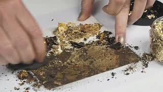 How to Use Cosmic Shimmer Gilding Flakes [upl. by Etteuqaj]