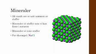 Mineraler og bergarter [upl. by Aisitel481]