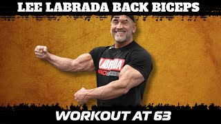 Lee Labrada Back Bicep Workout at 63  Lee Labrada  Craig Deserf [upl. by Mor]