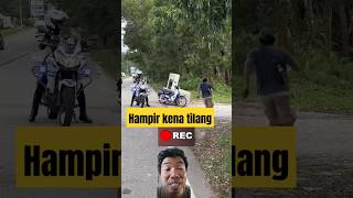 Sepeda motor hampir kena tilang polisi masukberanda [upl. by Yart]