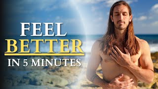 5 Minute Guided Breathwork to Feel Better Fast  Daily Energy Boost [upl. by Marieann470]