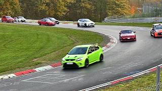 Nürburgring 27102024 Public Driving SLIPPERY automobile drift touristenfahrten [upl. by Eilrahs990]