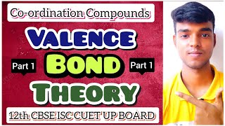 Valence Bond Theory for Coordination Compounds 12th CBSE ISC CUET UP BOARD etc [upl. by Evanthe375]