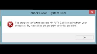 How to fix xinput13dll is missing d3dx1042dll or any missing dll files [upl. by Nnainot267]