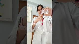 To determine the saponification no Of given sample PART1 of preparationyoutubeshorts ytviral [upl. by Sokcin]