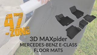 47Zone 3D MAXpider 2018  2019 MercedesBenz E Class W213 E300 E400 E63 All Weather Floormats [upl. by Ney]