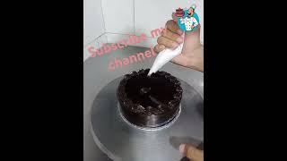 chocolate fudge cake easy design million [upl. by Suiravaj574]