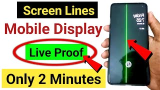 display single line Problem  screen line problem  display green line problem solution  2024 [upl. by Aivalf960]