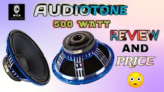 Audiotone 15 inch 500 watt speaker price and review  modal  ad15x510 ES [upl. by Atteval]