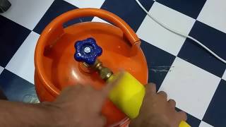 Mapp Propane Gas Tank Mini Cylinder Refill LPG  how to refill LPG in mapp gas cylinder [upl. by Nidnerb]