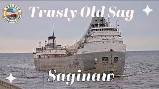 Trusty Old Sagquot Saginaw arrived in Duluth 05022024 [upl. by Rebmit29]