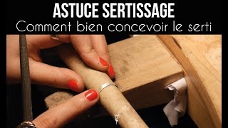 Astuce de sertissage • Agnes Bijouterie [upl. by Gimble338]